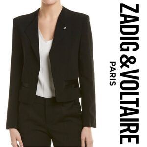 ZADIG & VOLTAIRE Vola Spi Tux Crop Jacket-FF2